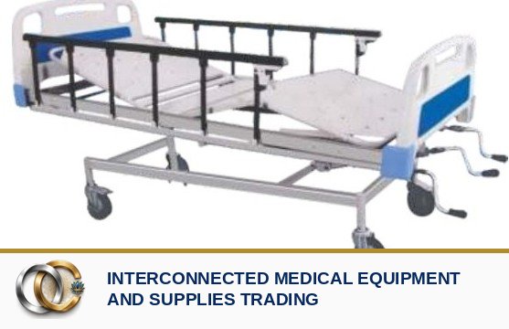 ICU Bed Mechanical Fixed Height 3 Key (ABS Panels)