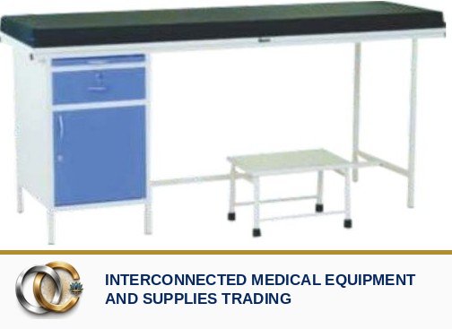 Examination Table with Cabinet and Drawer