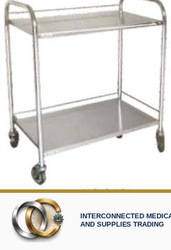 Instrument Trolley (Two Shelves)